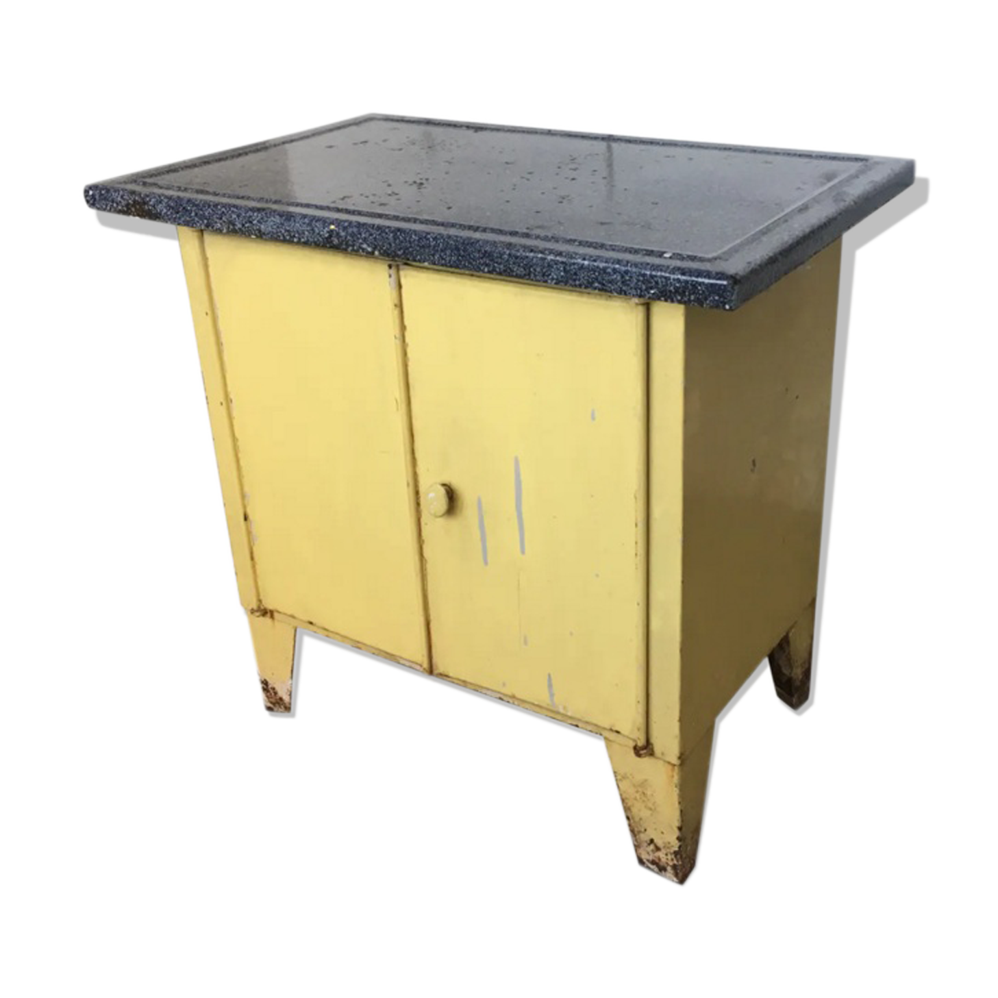1950s enamelled metal kitchen furniture