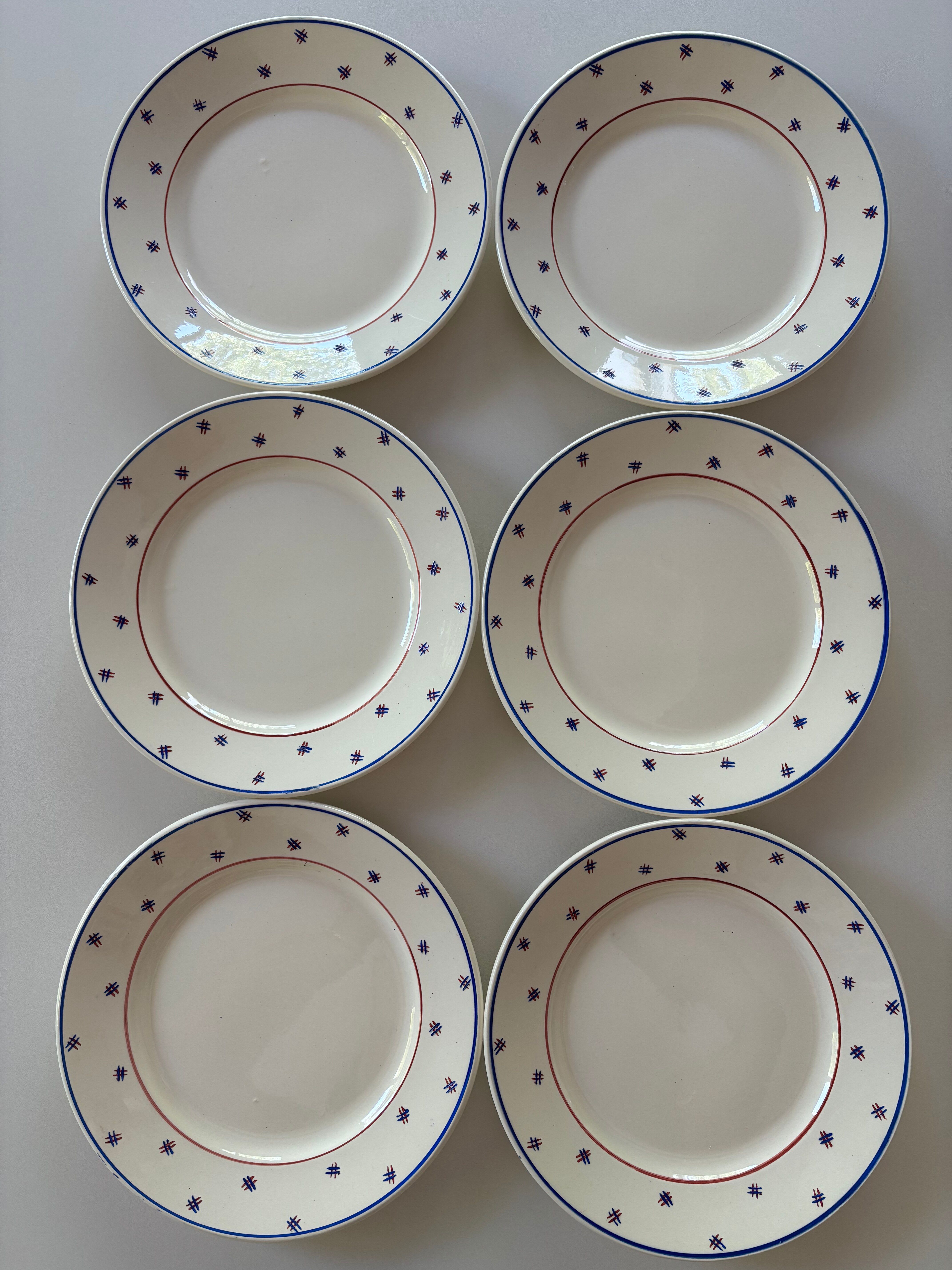 Antique plates K&G Luneville
