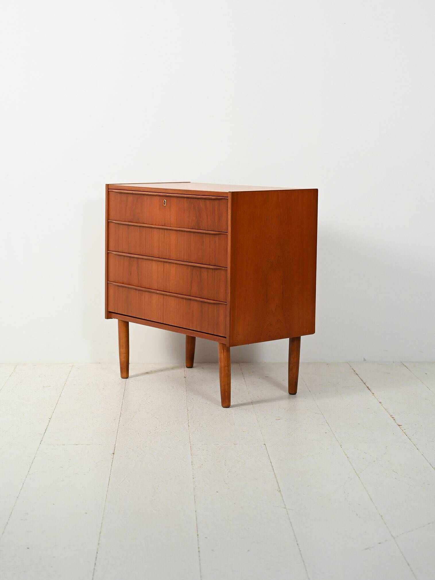 Scandinavian teak chest of drawers, 1960s