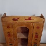 Vintage wooden children's room cabinet