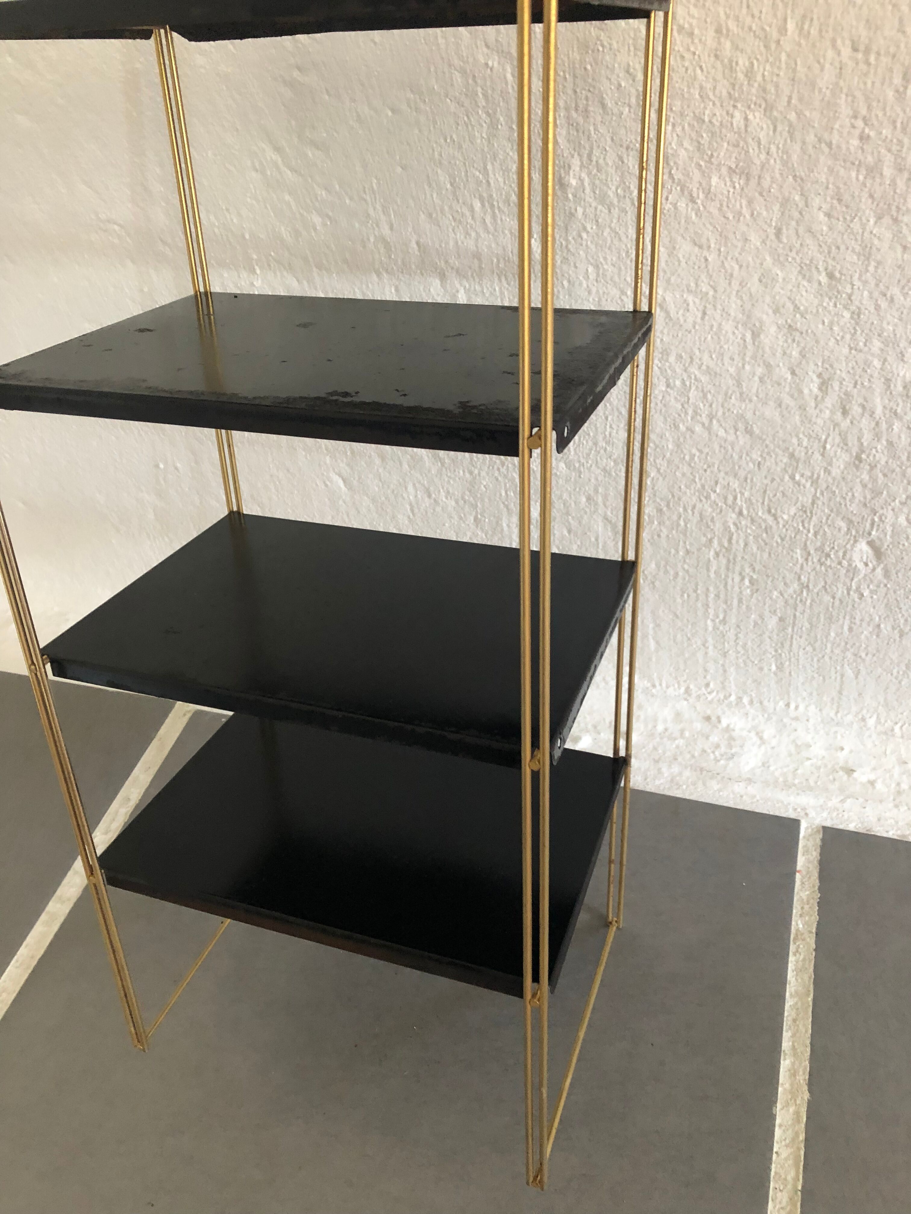 Vintage metal String shelves 4 trays