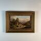 Oil on panel, Xanthus Smith United States, 1839-1929 Swiss Alpine Landscape