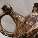 Spotted ceramic pitcher