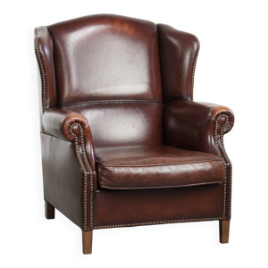Fauteuil à oreilles - peau