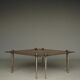 Idir Mecibah brutalist coffee table, Belgium 1997