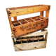 Locker door wooden bottles