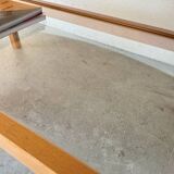 Oval coffee table beech 1980 Aalto Ikea