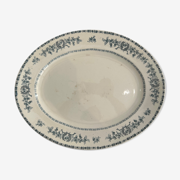 Plat oval début 1900