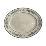 Plat oval début 1900
