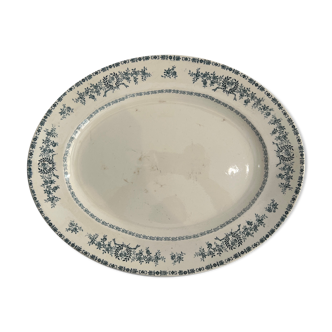 Plat oval début 1900