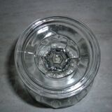 5 moulded glass standing cups for desserts