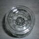 5 moulded glass standing cups for desserts