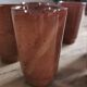 Set of 6 sandstone cups