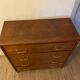 Commode vintage bois 4 tiroirs