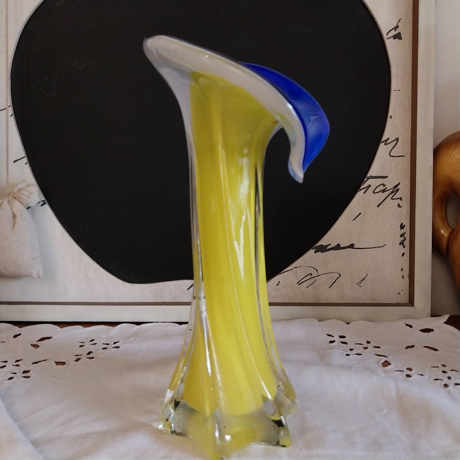 Soliflore Murano blown glass