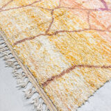 Moroccan Berber carpet beni ouarain mottled with colorful patterns 308x212cm