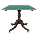 Table à jeux anglaise en acajou