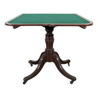 English game table in mahogany