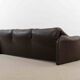 Cassina Maralunga 3seat-Sofa in darkbrown leather by Vico Magistretti