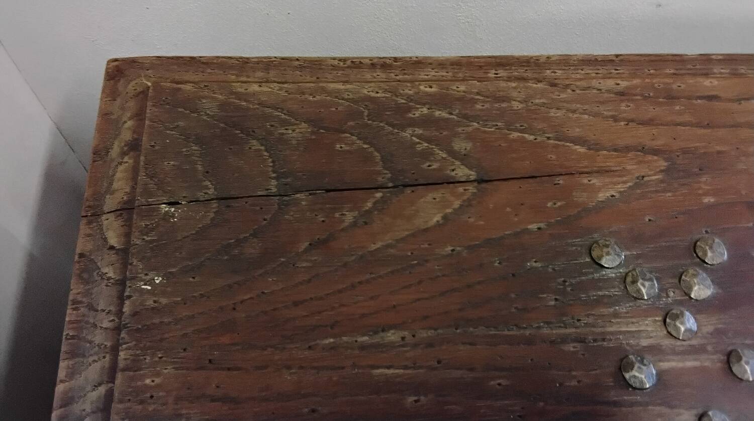 Antique wooden chest