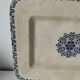 Grand plat ancien en faïence de Gien – bordure tressée - fin 19ème