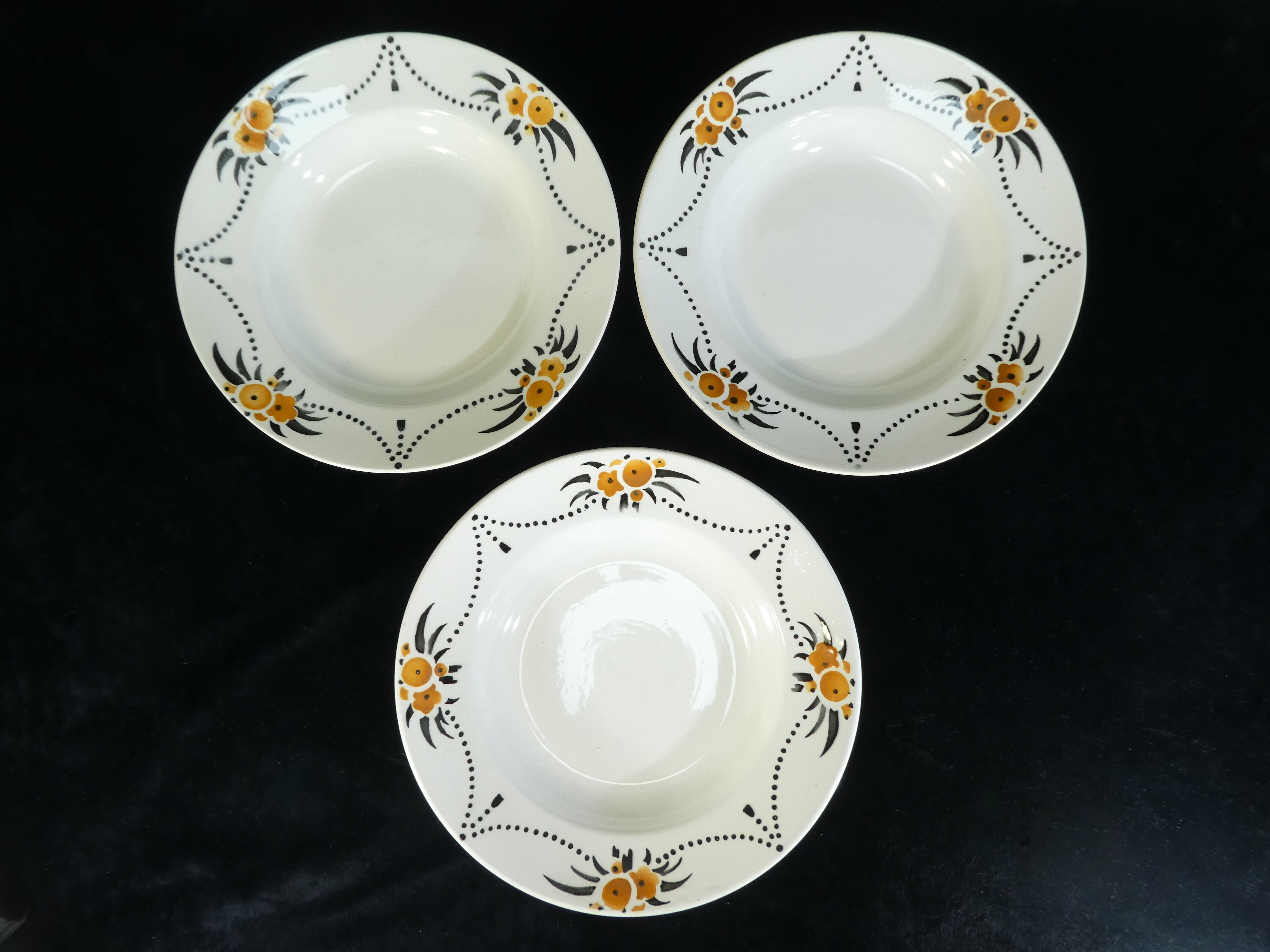 12 hollow plates badonviller model royal no digoin