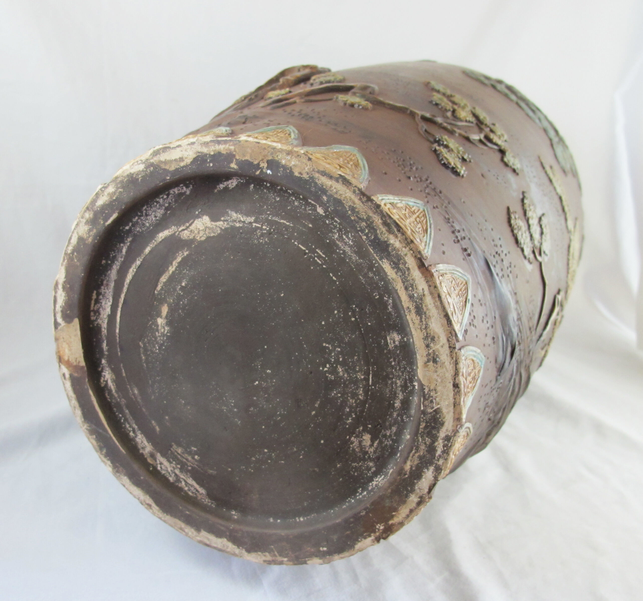 Vase chinois Japonais en terre cuite Selency