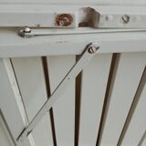 Vintage garden furniture R Gleizes in white painted wood