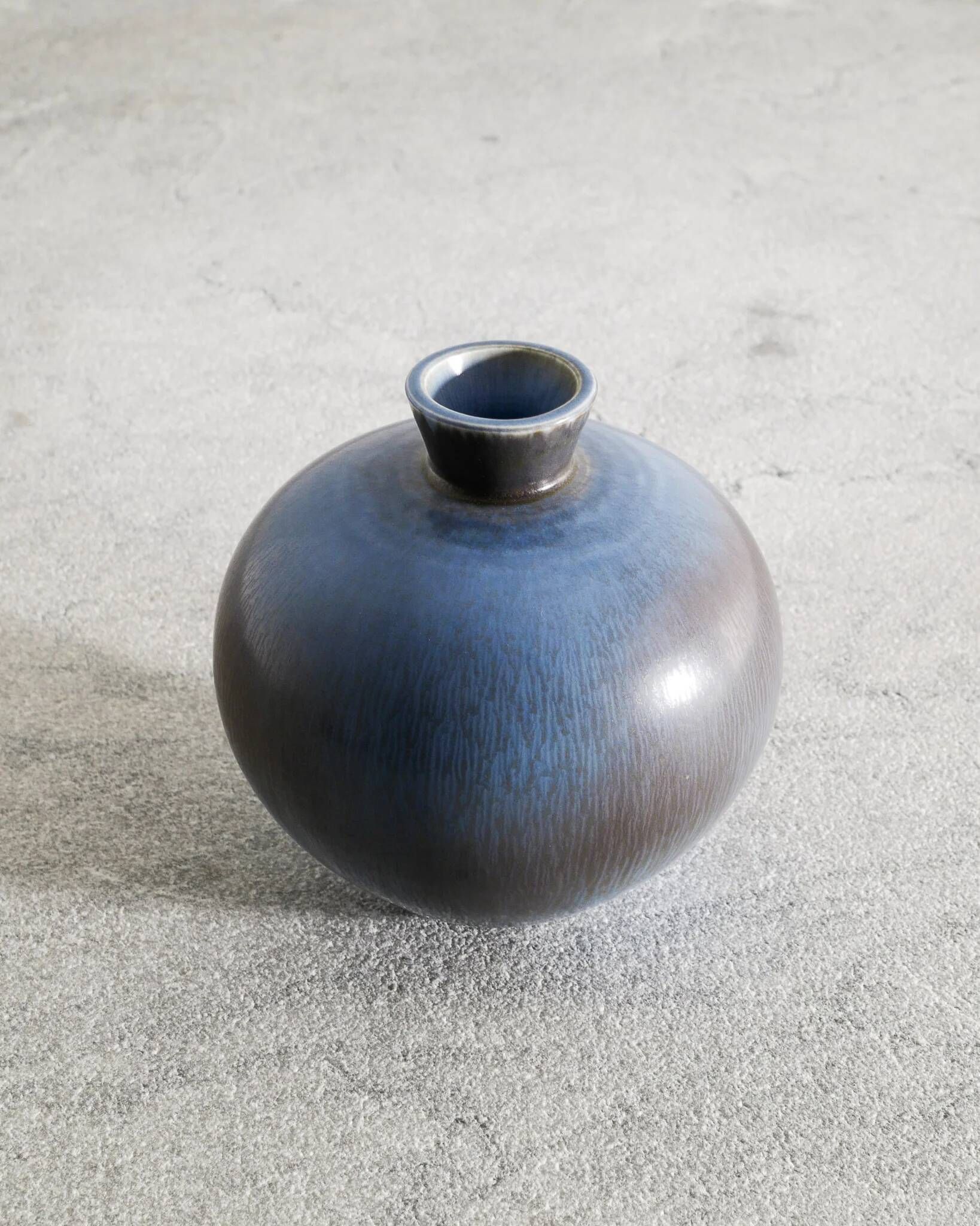 Set of Three Swedish Mid Century Ceramic Vases by Berndt Friberg, 1970s