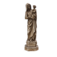 19th Century Belgian Madonna and Child Statue on Octagonal Base, Belgium