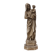 19th Century Belgian Madonna and Child Statue on Octagonal Base, Belgium