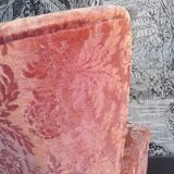 Pink cocktail armchair
