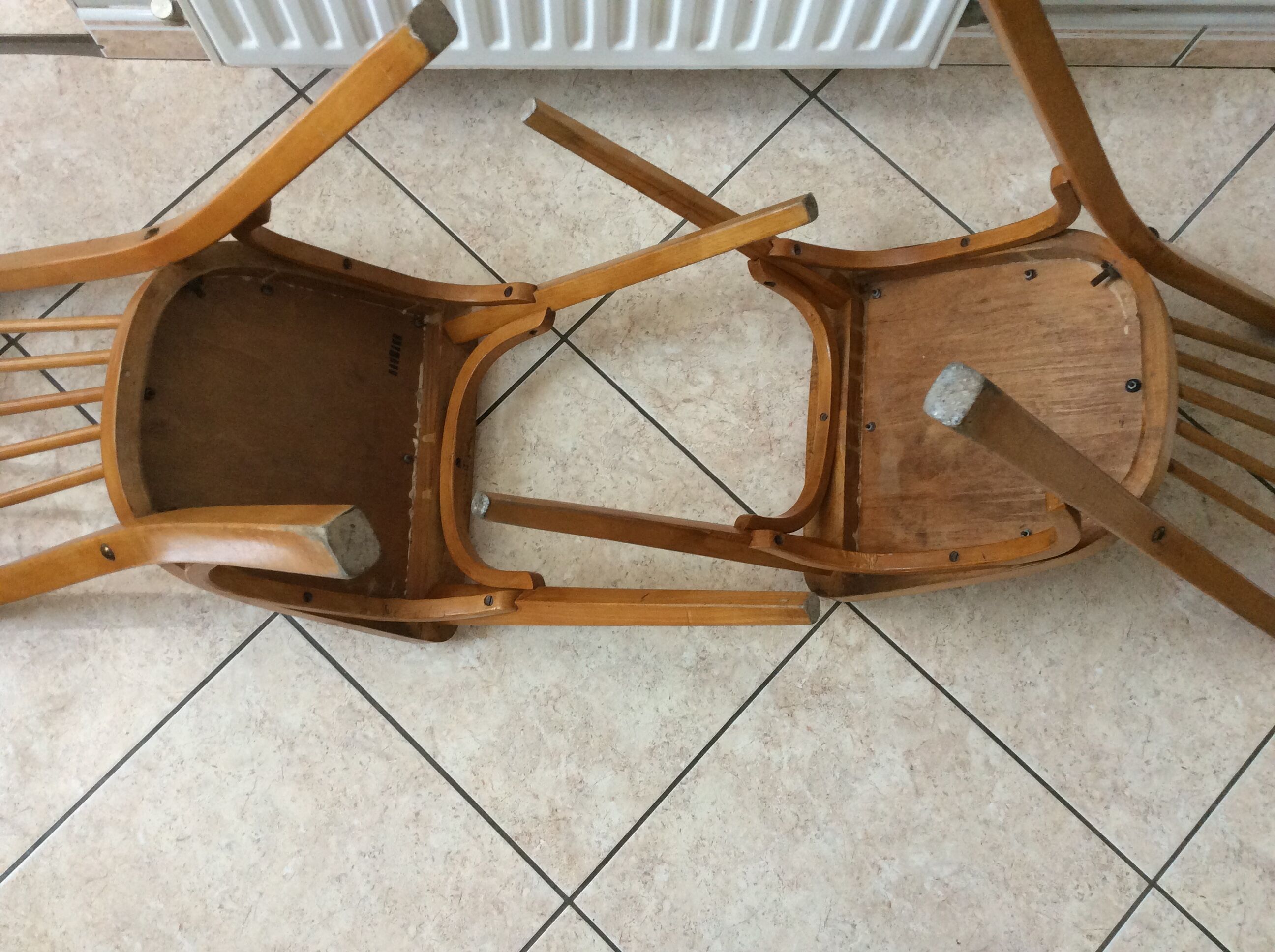 Pair of Baumann chairs