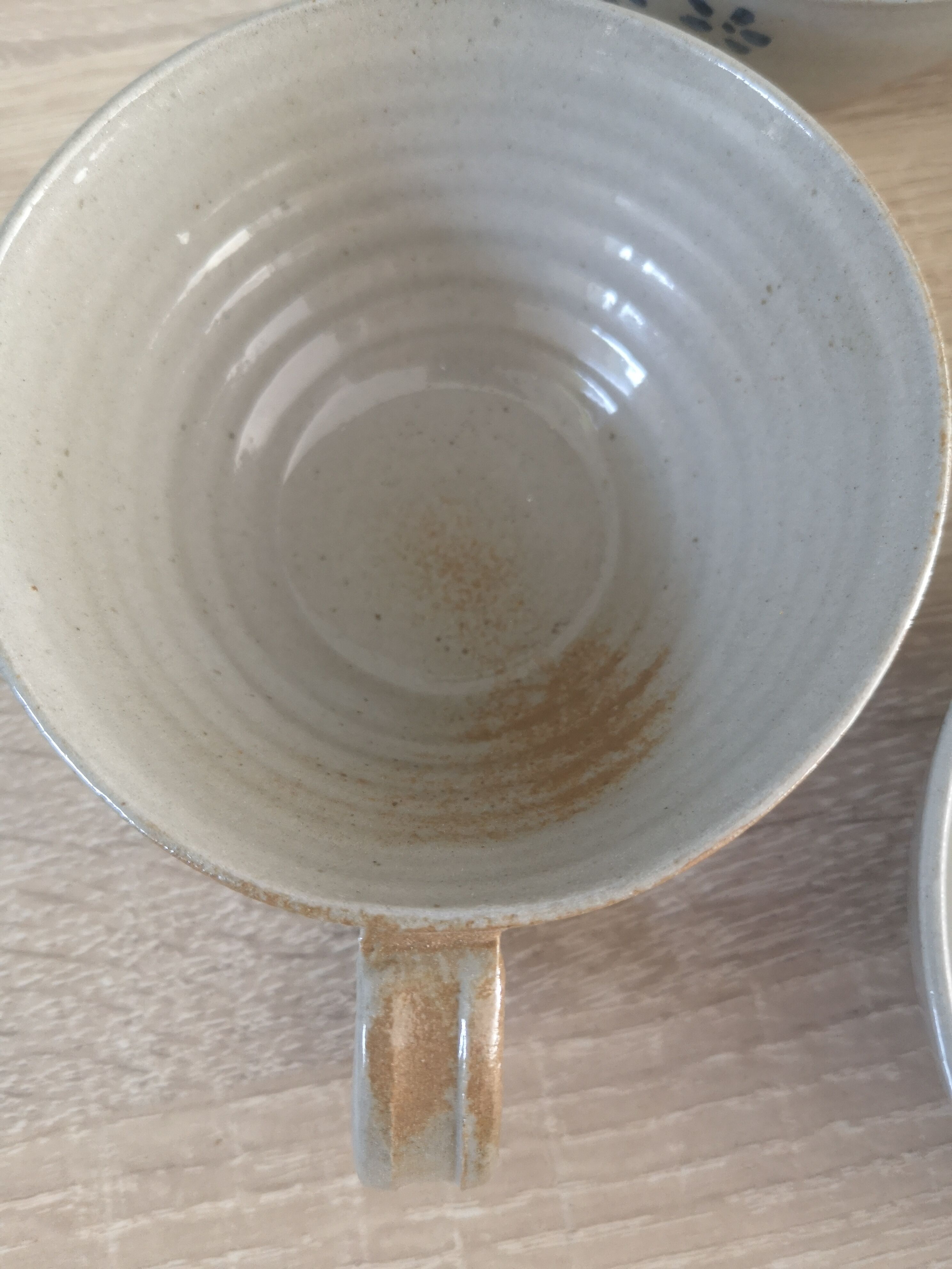 1 lot of 5 Vintage glasses sandstone cups