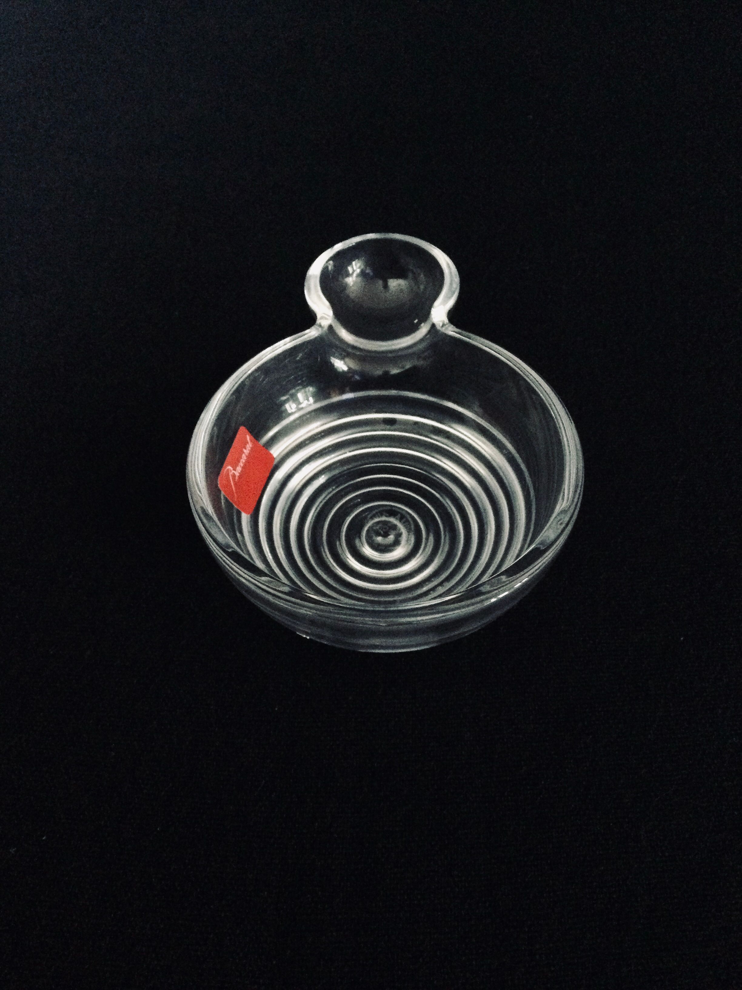 Taste wine / Baccarat crystal ashtray