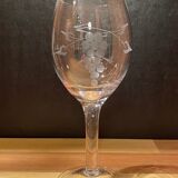 Decanting carafe and batch of 6 glasses
