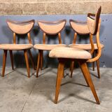 Chaises vintage 4 Mid Century