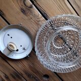 Round glass ceiling light