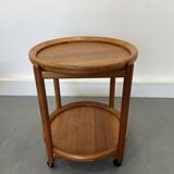 Serving trolley in teak with removable trays from Sika Møbler, 1960s