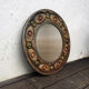 Miroir  en céramique lave 49cm