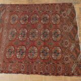 Tapis d'orient turkmen ancien fait main boukhara  118 X 105 cm