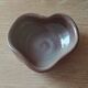 Heart-shaped ceramic trinket tray