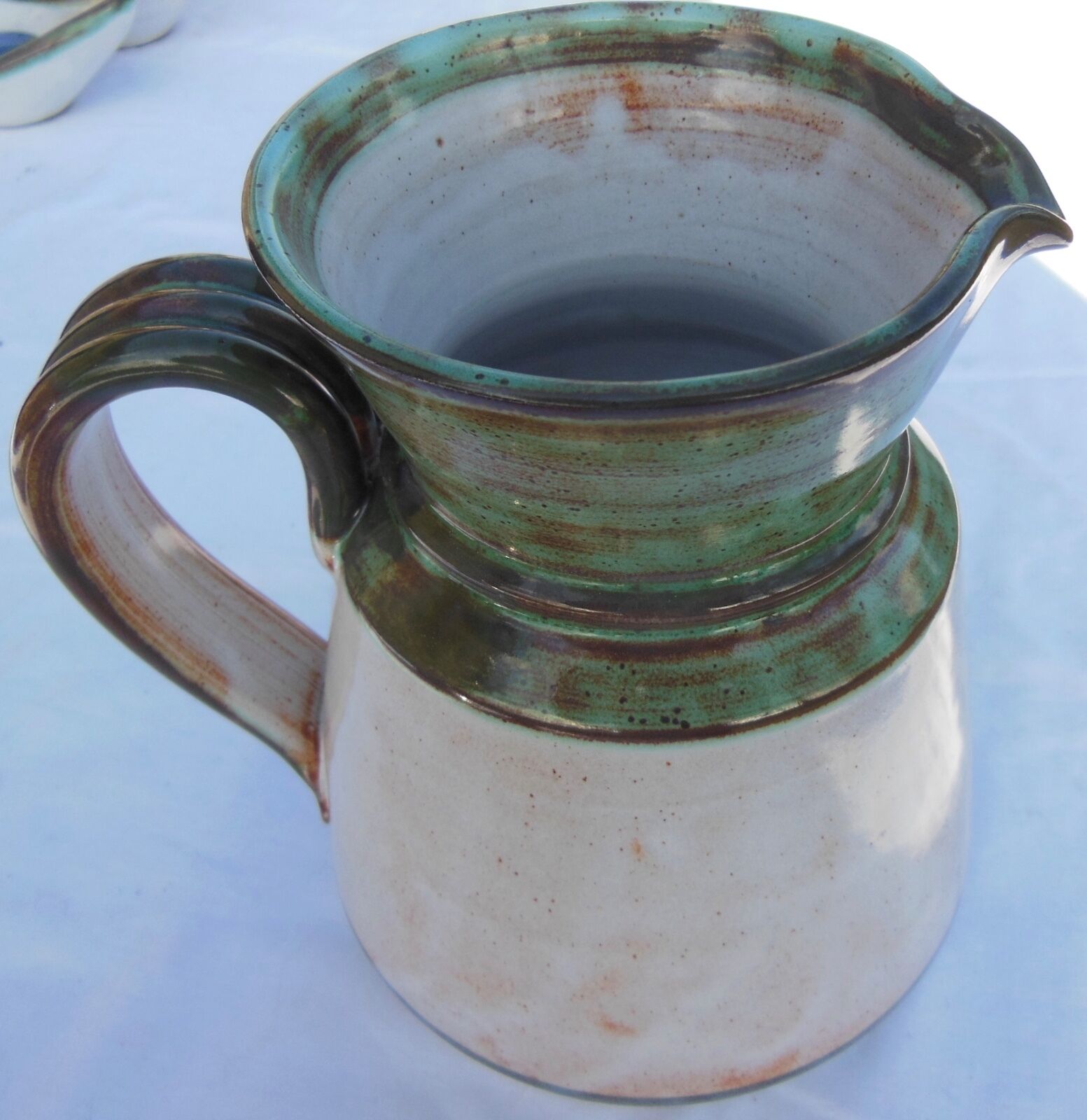 pitcher -BROC or JUG - signed La Roue Vallauris - Vintage ceramics 60/70 -N°1