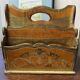 Range-courrier en bois florentin ancien