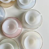 Harlequin Arcopal coffee service