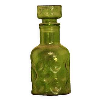 Vintage empoli style glass carafe