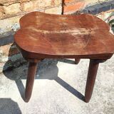 Brutalist rustic stool