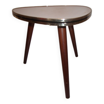 Table basse tripode vintage formica