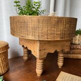 Small wooden coffee table, handcrafted
