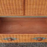 Armoire en rotin